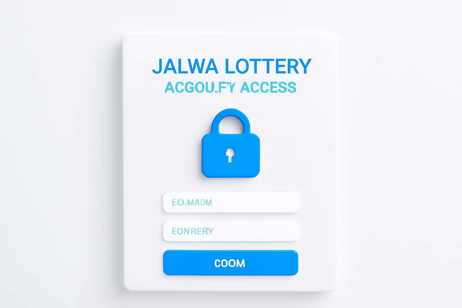 Jalwa Lottery Account Access Interface