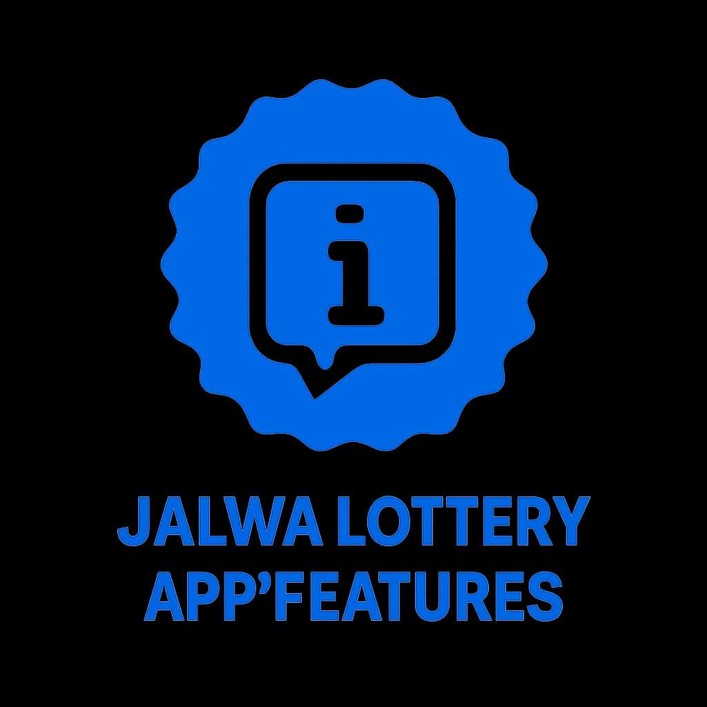 An icon representing the features of Jalwa Lottery App.