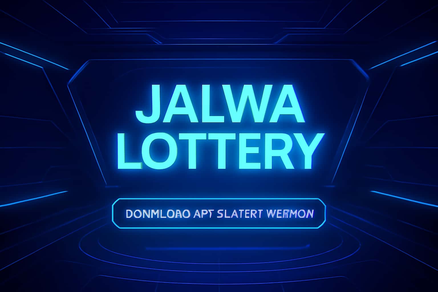 Futuristic lottery app background